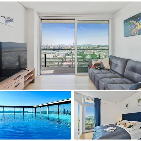 Luxury Penthouse I Rooftop Pool I Self Check-In Vienna Esterno foto